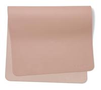 AVA + OLIVER Cambiador de cuero vegano para bebé, multiuso, portátil, lavable, plegable para viajes (16 x 30 pulgadas) (arena rosa)