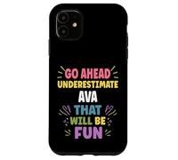 AVA Personalized Women's Gift Custom AVA Carcasa para iPhone 11