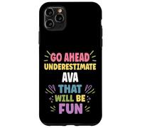 AVA Personalized Women's Gift Custom AVA Carcasa para iPhone 11 Pro MAX