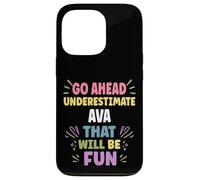 AVA Personalized Women's Gift Custom AVA Carcasa para iPhone 13 Pro