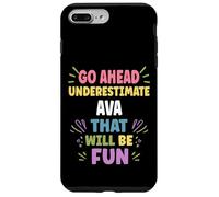 AVA Personalized Women's Gift Custom AVA Carcasa para iPhone 7 Plus/8 Plus