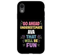 AVA Personalized Women's Gift Custom AVA Carcasa para iPhone XR