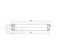 AVA QUALITY COOLING Radiador De Agua Soldado Para Audi A6 Avant 4G5 C7