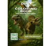 Ava’s Dino Adventure: A Personalized Dinosaur Coloring Book for Kids Ages 8-16 (Dino Adventure Personalized Coloring Series)