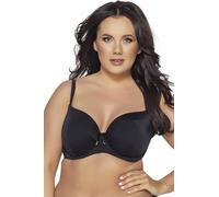 Ava SK-13 Top del Bikini Clásico con Un Lacito Entre Las Copas - Hecho En La UE, Negro,110G