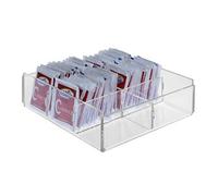 Avà srl Expositor de Sobres de azúcar en plexiglás Transparente de 6 Compartimentos