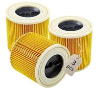 AVAENZO 3 filtros de Cartucho KFI 3310 para aspiradoras Kärcher WD2 Plus, WD3, KWD1-3,SE4001 und SE4002 en seco y húmedo y de Lavado, número de artículo 2.863-303.0