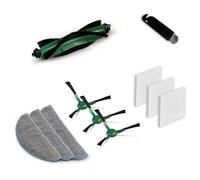 AVAENZO Accesorios para Irobot Combo Essential Y0110 Y0112, 1 Cepillo Principal, 3 Paños, 3 Filtros Hepa, 3 Cepillos Laterales Repuestos Aspirador