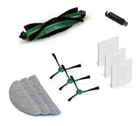 AVAENZO Accesorios para iRobot Roomba Combo Essential, Combo 2 Essential, Roomba 105 Combo, 1 Cepillo Principal, 3 Paños, 3 Filtros Hepa, 3 Cepillos Laterales Repuestos Aspirador