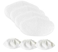 AVAENZO Paños de microfibra para Polti Vaporetto PAEU0332 SV440_Double, SV450, SV460, limpiador a vapor, 4 toallitas, 2 fundas PAEU0282, almohadillas de repuesto para escoba de vapor.