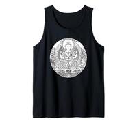Avalokitesvara Chenrezig Buda de la Compasión Tibetano Camiseta sin Mangas