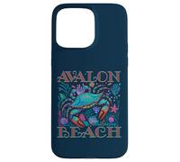 AVALON BEACH NEW JERSEY BLUE CRAB VERANO PLAYA ARTE DE VACACIONES Carcasa para iPhone 15 Pro Max