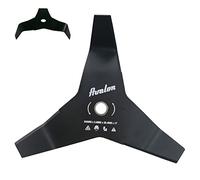 Avalon - Disco de 3 Puntas Universal para Desbrozadora, Cuchilla de Acero de 3 mm (300 x 4 mm) para Cortar Zarzas y maleza densa