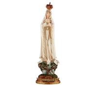 Avalon Gallery Figura de Nuestra Señora de Fátima, edición 100 Aniversario, 12 Pulgadas, Grande inglés
