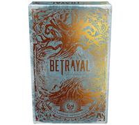 Avalon Hill Betrayal - Juego de Cartas de Las Almas perdidas, Juego de Cartas Inspirado en el Tarot con carretes Secretos, versión Alemana, Rojo, Blanco, Negro y Gris