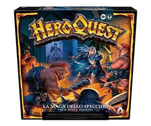 Avalon Hill, HeroQuest La Maga del Espejo, Pack de Empresas, Juego de Aventura Fantasía Estilo Dungeon Crawler, para Jugar es Necesario Tener el Sistema de Juego Base HeroQuest (versión italiano)