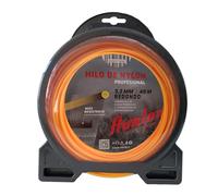 Avalon - Hilo Redondo de Nylon Universal para Desbrozadora y Cortacésped (3,3 mm x 46 m)