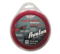 Avalon - Hilo Redondo para desbrozadora y cortacésped de Nylon Universal (2 mm x 35 M) - Alta Durabilidad y Rendimiento Óptimo en Las tareas de desbroce