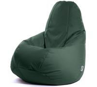 AVALON - Puff Infantil modelo Jive en Tela Técnica Reforzada, Modelos de Puff Pera con Relleno Incluido, Puf muy Ergonómico y Cómodo, Anti-desgarros e Impermeable, Made in Italy(Infantil-Verde oscuro)