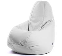 Avalon - Puff Infantil Modelo Jive en Tela Técnica Reforzada, Modelos de Puff Pera con Relleno Incluido, Puf Muy Ergonómico y Cómodo, Anti-desgarros e Impermeable, Made in Italy(Infantil-Blanco)