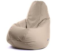 Avalon - Puff Infantil Modelo Jive en Tela Técnica Reforzada, Modelos de Puff Pera con Relleno Incluido, Puf Muy Ergonómico Cómodo, Anti-desgarros Impermeable, Made in Italy(Infantil-Beige)