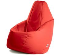 Avalon - Puff Salon Modelo Jive en Tela Técnica Reforzada, Modelos de Puff Pera con Relleno Incluido, Puf Muy Ergonómico y Cómodo, Anti-desgarros e Impermeable, Made in Italy(Grande XL-Rojo)