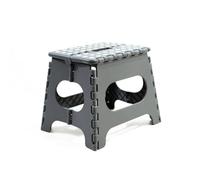 Taburete Plegable Multiusos Avalon Fabricado en PVC Resistente. Escalera 1 peldaño o Escalera Plegable para su Uso como Taburete Plegable de Cocina. Este Taburete bajo Mide 27 x 33 x 26,5 cm