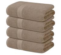 Avalon Towels Toallas de baño (Paquete de 4) tamaño 27 x 54 Pulgadas, 100% algodón, Ligeras y absorbentes, Toalla de Ducha de Secado rápido para baños, sensación Suave, Uso Diario