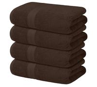 Avalon Towels Toallas de baño (Paquete de 4) tamaño 27 x 54 Pulgadas, 100% algodón, Ligeras y absorbentes, Toalla de Ducha de Secado rápido para baños, sensación Suave, Uso Diario