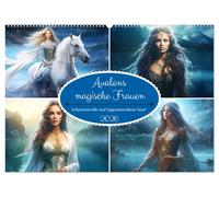 Avalons magische Frauen. Geheimnisvolle und Sagenumwobene Insel (Wandkalender 2026 DIN A2 quer), CALVENDO Monatskalender: Ein magisches Jahr mit mystischen Priesterinnen