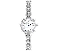 Avaner Exquisito Reloj Redondo De Diamantes De Imitación con Números Romanos, Reloj De Pulsera De Cuarzo para Mujer, Plateado