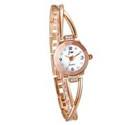 Avaner Reloj de Pulsera Cuarzo Elegante Ultra Delgada para Mujer, Reloj Pedrería Original, Gráfico Analógica, Color Plata, Moderno