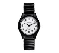 Avaner Relojes Parejas Reloj Elástico: Reloj de Hombre Reloj de Mujer de Moda con Números Grandes Reloj de Cuarzo Analógico FÁCIL DE Leer con Correa Elástica para Hombres Mujeres Parejas