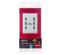 Avant Adaptador múltiple, HUB USB 6 Puertos 6A, Cables USB, Blanco