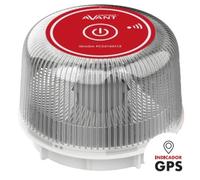 Luz baliza de emergencia para coche avant v16 connected av1201/ homologada/ base imantada/ geolocalizable/ funciona a pilas