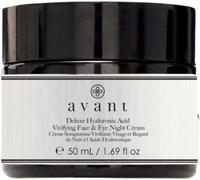 Avant Crema de lujo de noche vivificante con ácido hialurónico para rostro y ojos 50mL