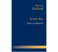 Avant Dire (ebook)
