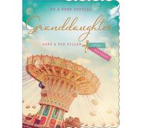 Avant Garde Studios Tarjeta de Cumpleaños para Nieta, Postal Felicitacion, 20,3 x 15,2 cm