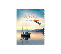 Avant Garde Studios Tarjeta de cumpleaños Relax con diseño de barco, 20,3 x 15,2 cm