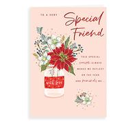 Avant Garde Studios Tarjeta de Navidad Tradicional Amigo - 9 x 6