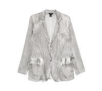 Avant Toi - Chaqueta Single-Breasted con Acabado Arrugado - Jackets - Mujer - Gris - S -