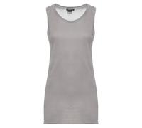Avant Toi - Top sin Mangas de Cuello Redondo - Tops - Mujer - Gris - M -