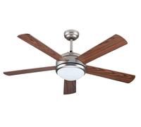 Ventilador de Techo con Lámpara + Mando (Ø132cm) 65W (Leña) - AVANT CONNECT