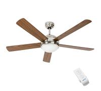 Ventilador de Techo con Lámpara + Mando (Ø132cm) 65W (Leña) - AVANT CONNECT