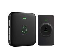 AVANTEK CB-11 - Timbre inalámbrico para puerta (300 m, 52 melodías en 5 niveles, con indicador LED, receptor enchufable y fácil de enchufar en el enchufe)…