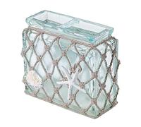 Avanti Linens Bathroom Accessories Colección Seaglass, Resina, Multicolor, Toothbrush Holder