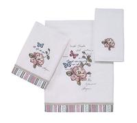 Avanti Linens Butterfly Garden - Juego de Toallas de 3 Piezas