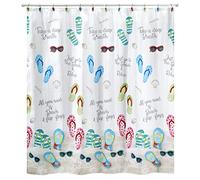 Avanti Linens - Cortina de Ducha, decoración de baño Inspirada en la Playa (colección Beach Mode)