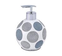 Avanti Linens Dotted Circles Collection, Blanco, Bomba de loción/dispensador de jabón