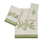 Avanti Linens - Juego de Toallas de 3 Piezas, algodón Suave y Absorbente (colección Greenwood, Marfil)